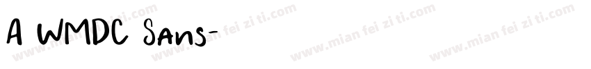 A WMDC Sans字体转换